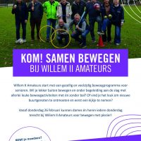KOM! bewegen bij Willem II Amateurs
